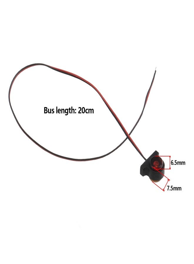 كريت آيديا ابتكر فكرة: زوج واحد من مصابيح تحديد المواقع ثنائية اللون، مصابيح جانبية لسيارات التحكم عن بعد بمقياس 1/14، متوافقة مع سيارات T-Amiya، باللونين البرتقالي والأحمر. - Image 4